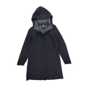UNIQLO Blocktech Half Coat Black Windproof Rain Jacket Shell Minimal Gorpcore XS